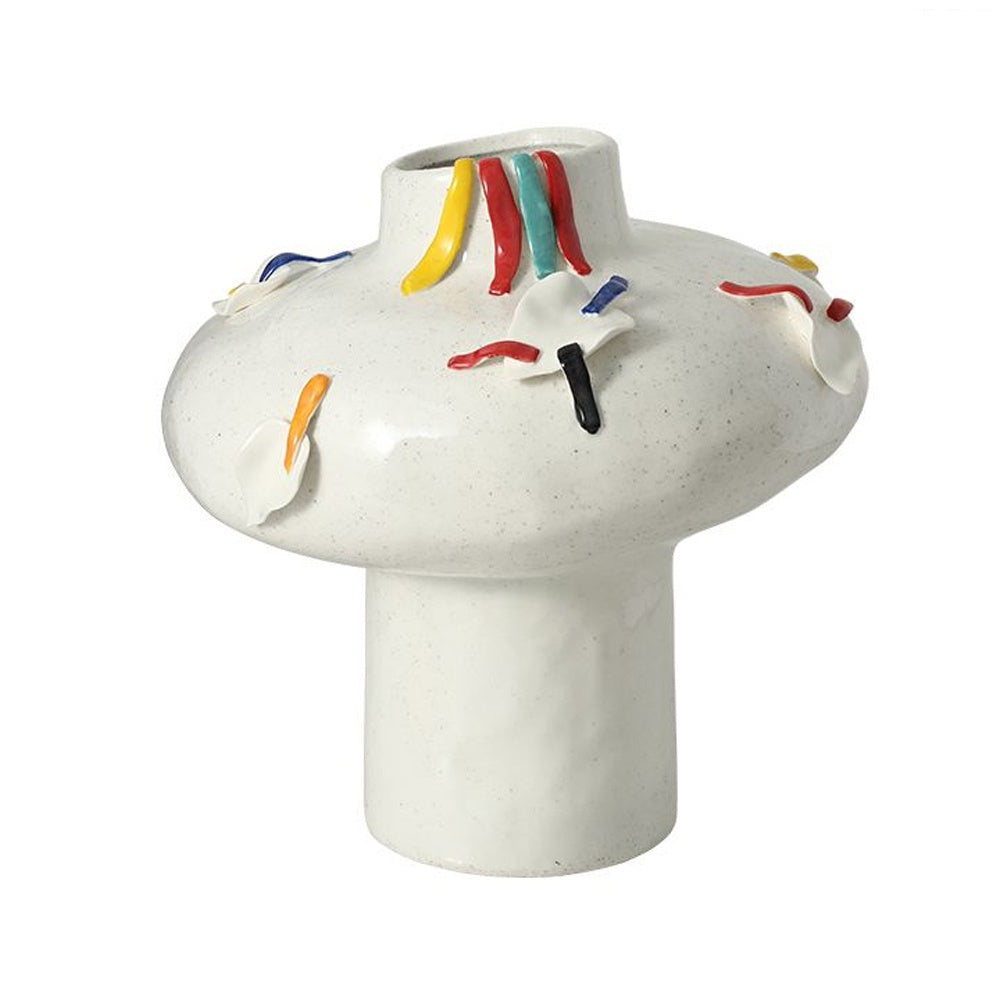 Multicolored Ceramic Vase - A FD-D25175A