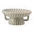 Beige & Black Ceramic Organic Pedestal Tray with Line Detail FF-D24124