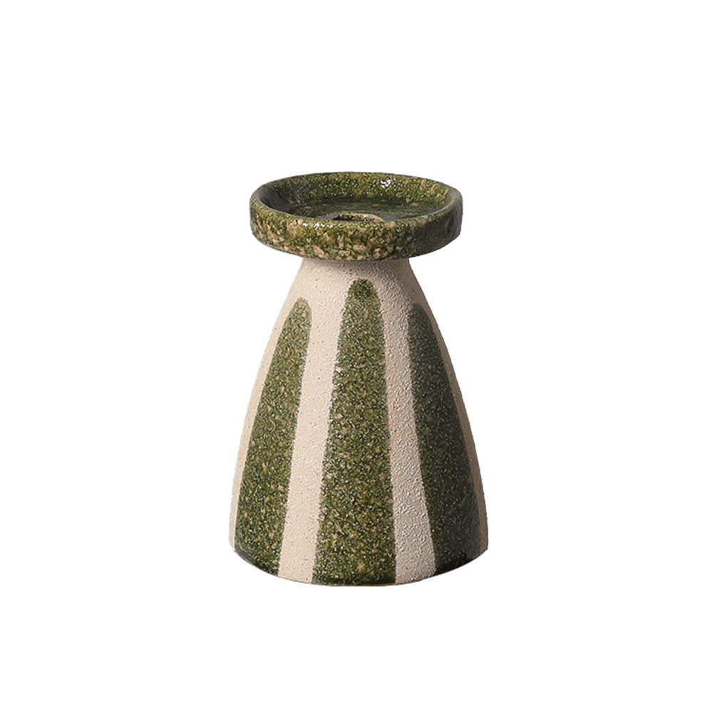 Hand Painted Ceramic Candleholder - Small FF-D25024B
