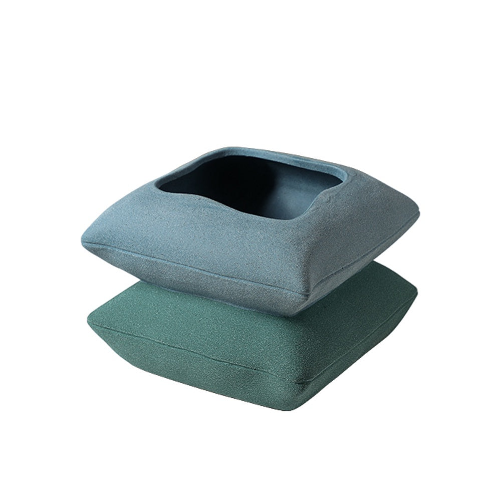 Bicolored Ceramic Stacked Vase FF-D25067B