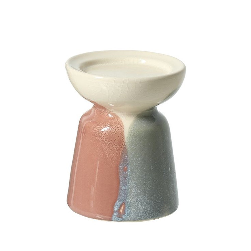 Multicolored Ceramic Candleholder - Small FF-D25084B