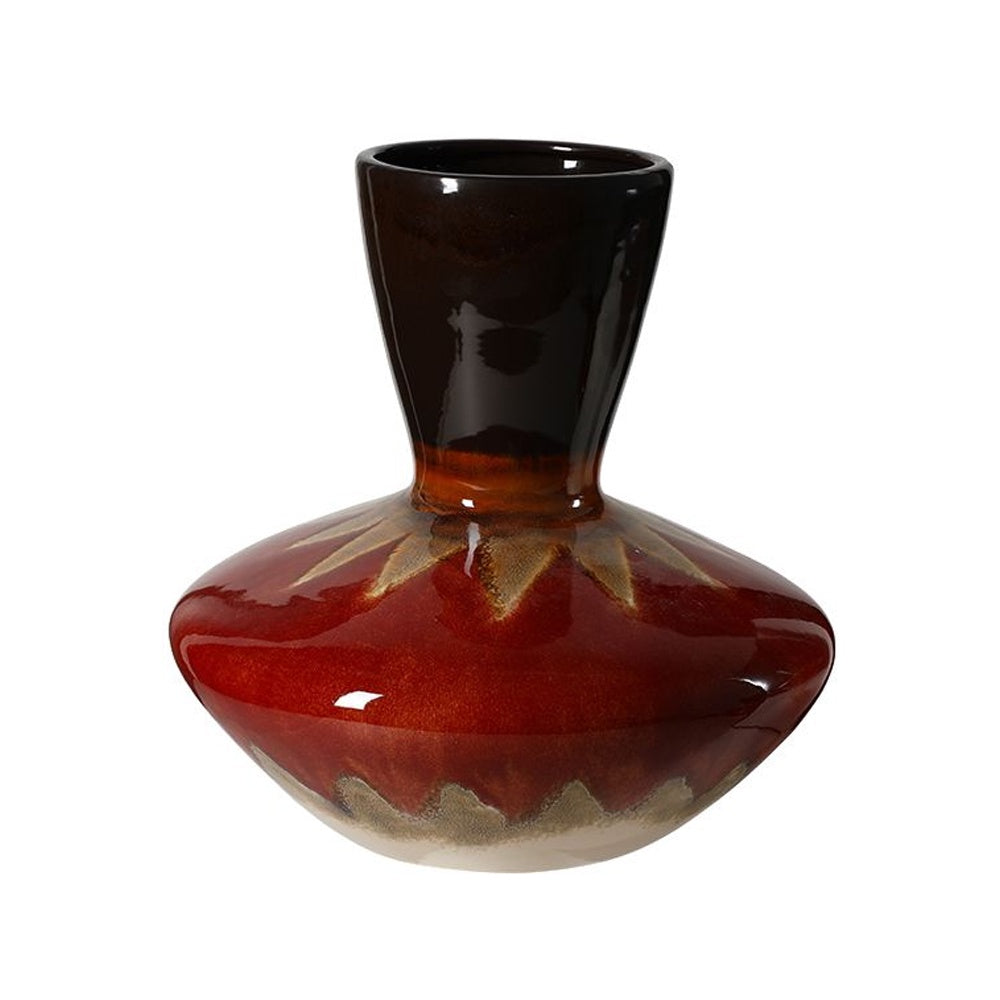 Black & Red Ceramic Vase - Large FF-D25169A