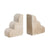 Beige Cement Bookends (Set of 2) FF-SN24001