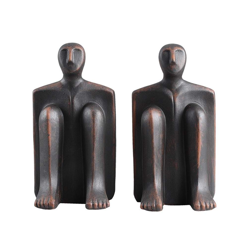 Figurative Cement Bookends (Set of 2) FF-SN24003