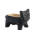 Black & White Cement Cat Bowl FF-SN24008A