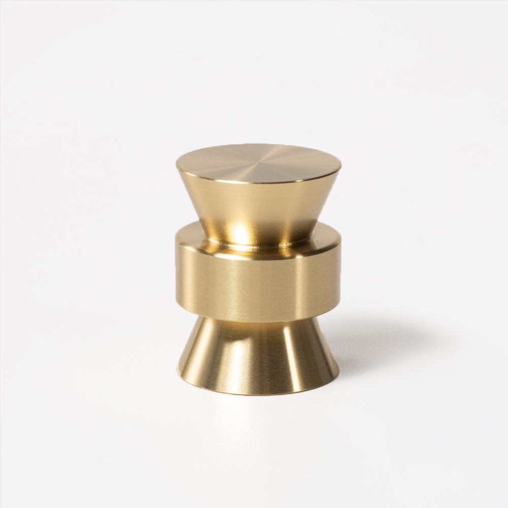 Crew Knob - Brushed Brass HK0002-BB