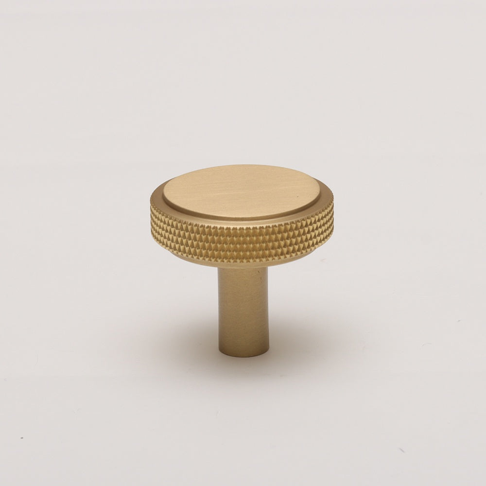 Nathan Knob - Brushed Brass HK0055-BB-K35