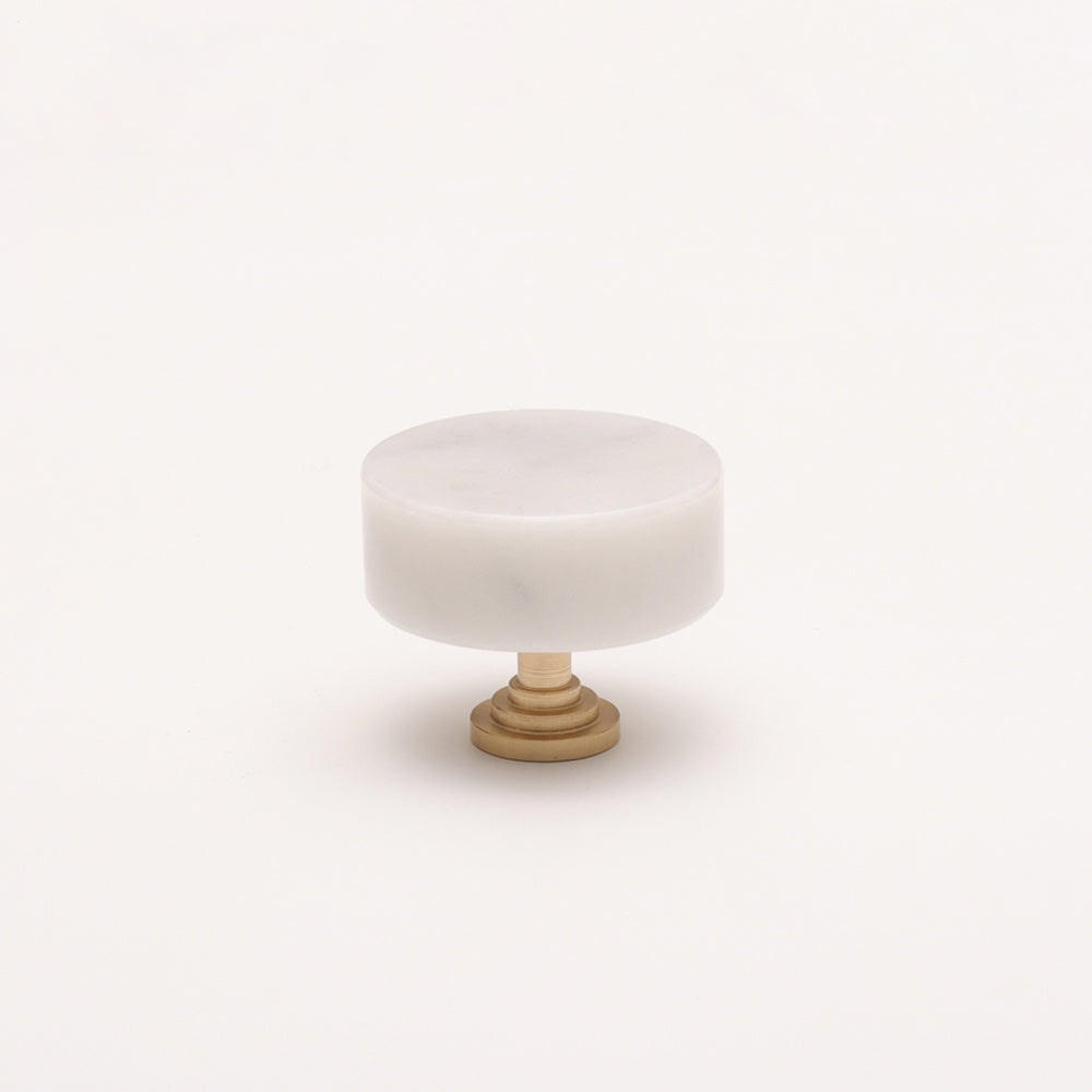 Cooper Knob - White Marble HK0117-WT