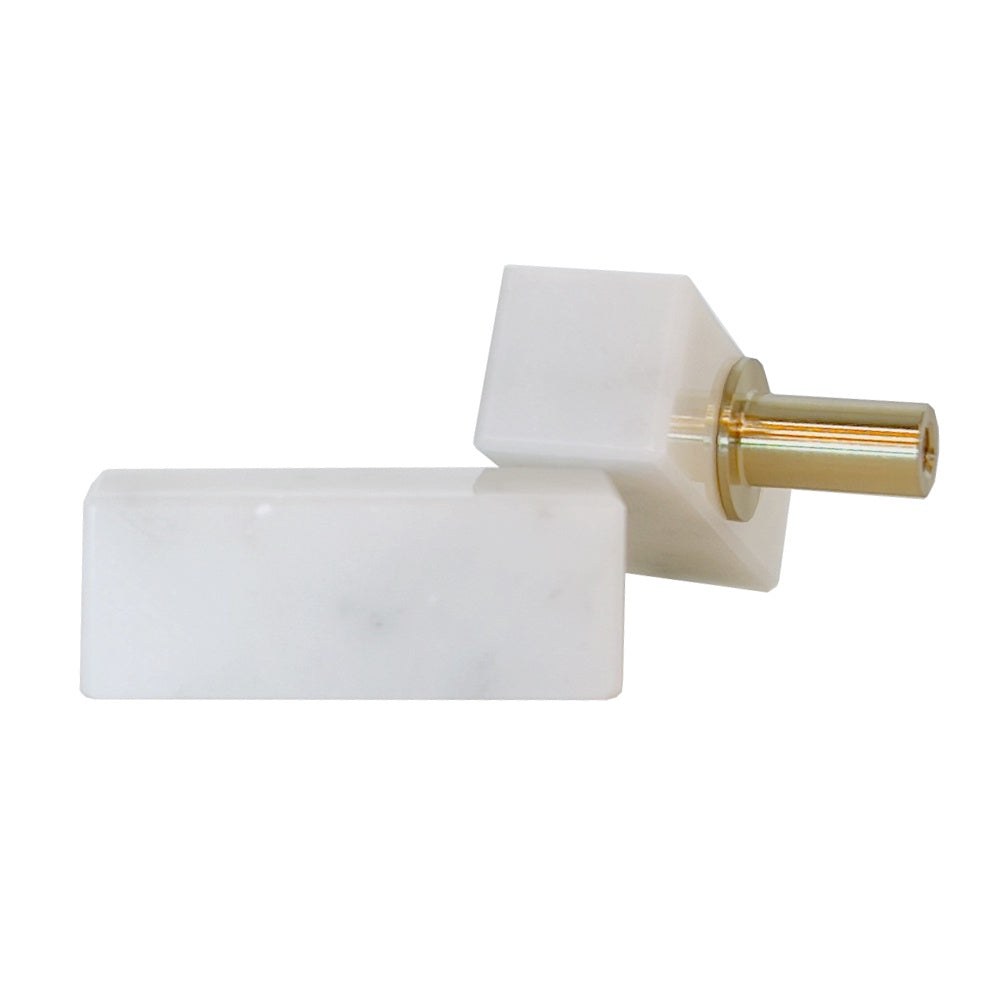 Nolan Knob - White Marble HK0118-20-WT