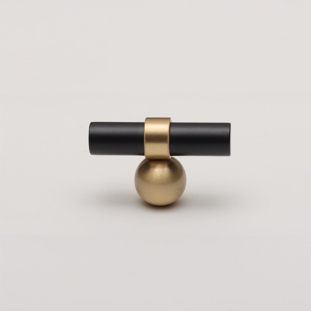 Theo Pull - Black & Brushed Brass HK0130-BK-T50