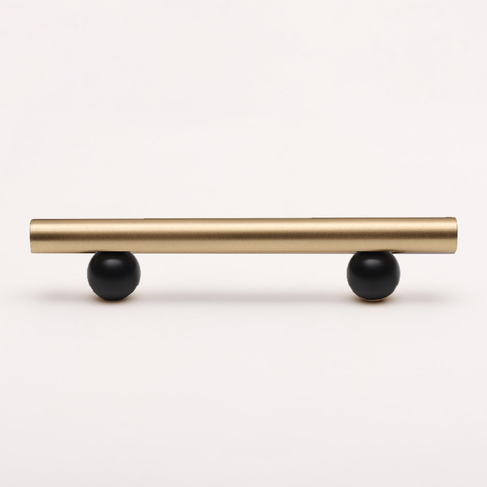 Cassian Pull - Brushed Brass & Black HK0131-BBK-96