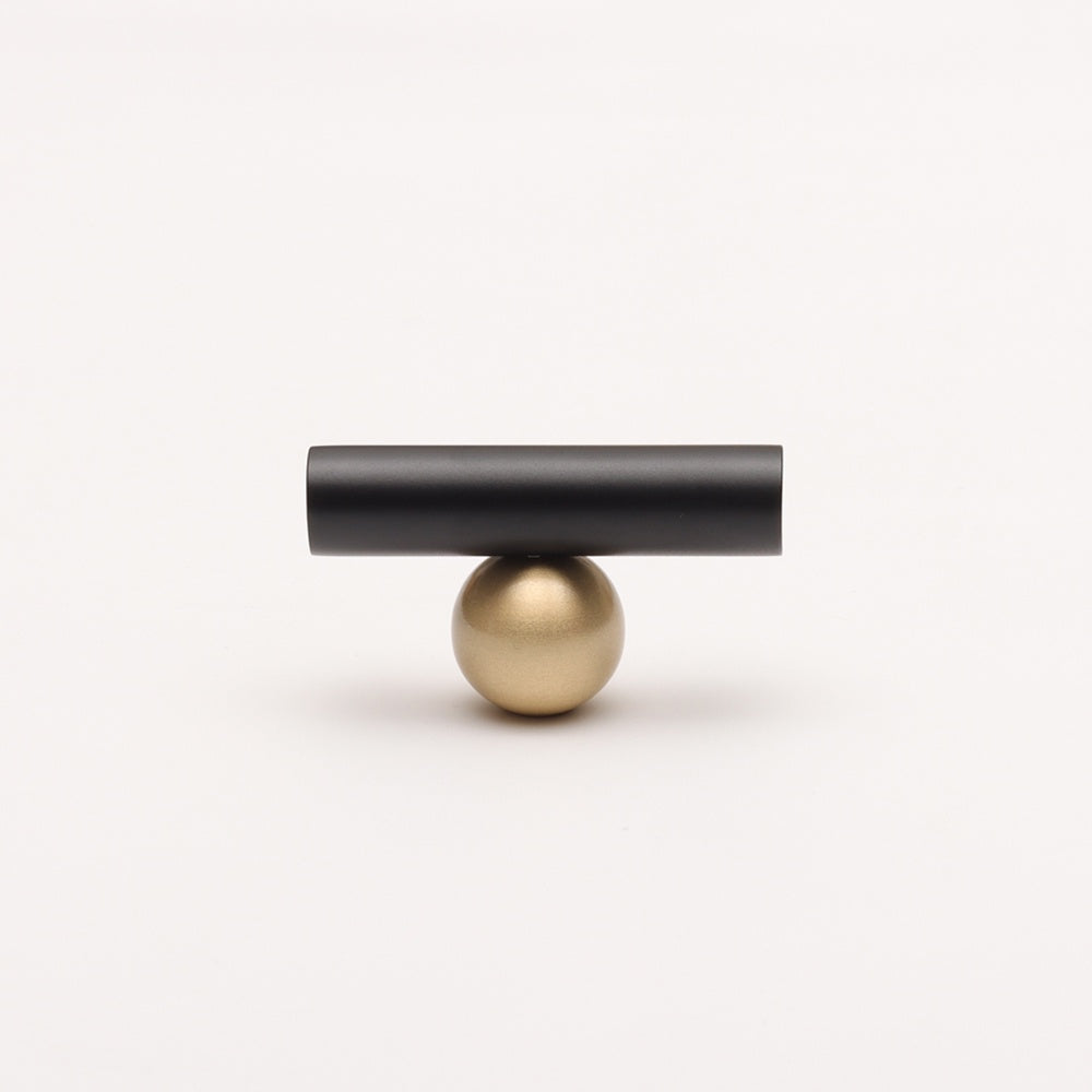 Cassian Pull - Black & Brushed Brass HK0131-BKB-T50