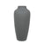 Grey Ribbed Ceramic Vase HPST3586C