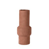 Clay Colored Textured Ceramic Vase HPST4599O