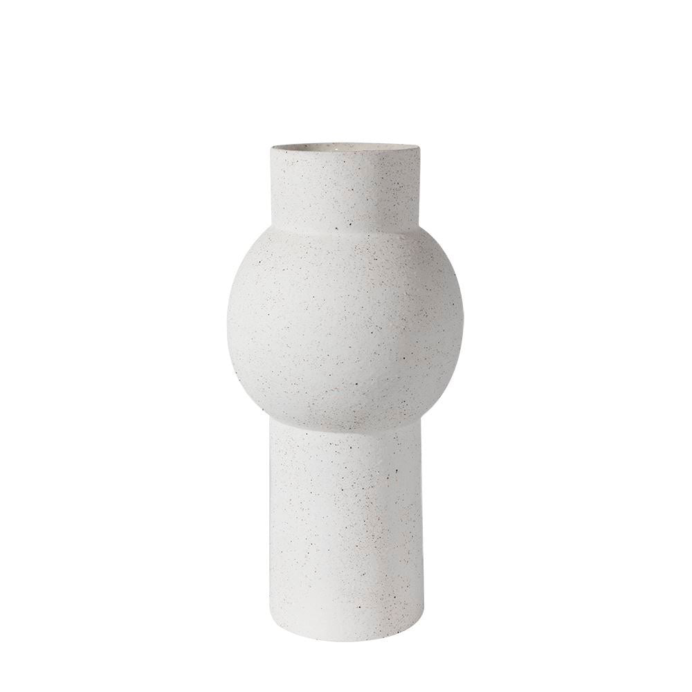 White Textured Ceramic Vase HPST4600R