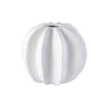 White Ceramic Round Bud Vase HPYG0325W