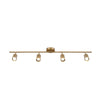 Anton Track Light Gold - 4 Lights HS-FM1011-4G