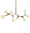 Molecule 8-Light Chandelier Round HS-PL031-G