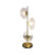 Ezra Table Lamp - Gold & Clear HS-TD031-WG