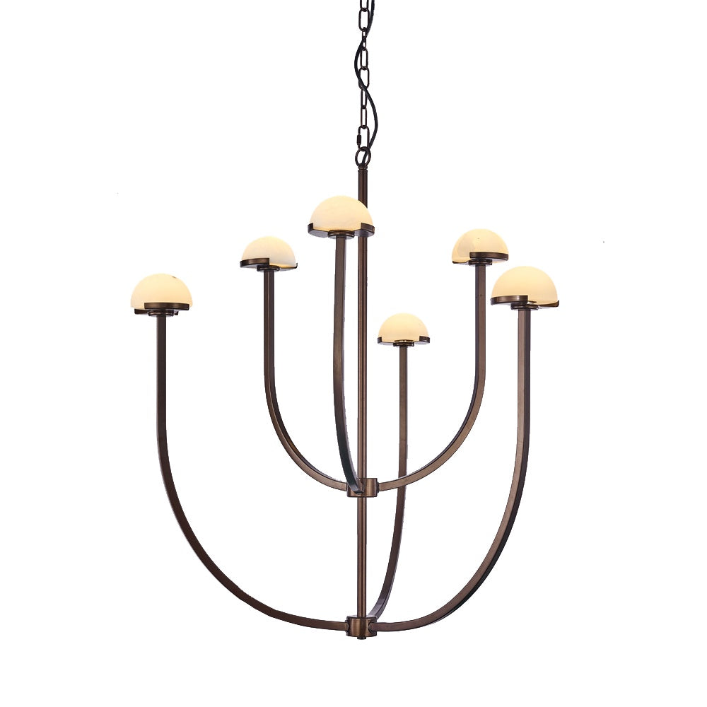 Henrick 2-Tier Chandelier - Coffee I-PL-70-25-C