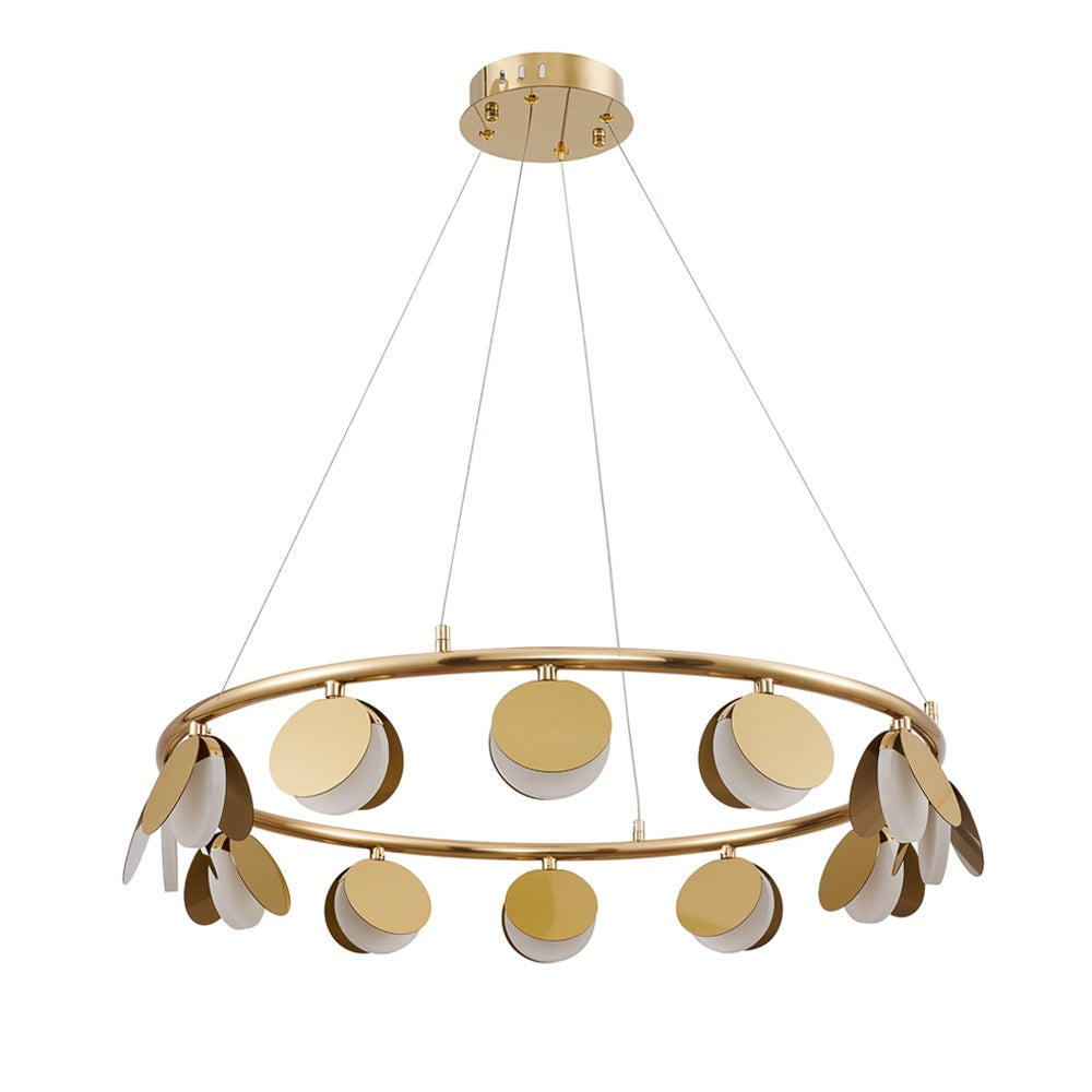 Shilo 80cm Round Chandelier - Gold I-PL-CSC099-BG