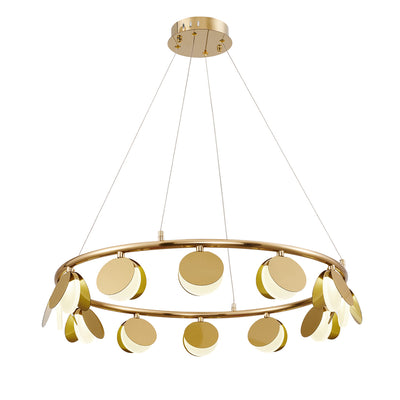 Shilo 80cm Round Chandelier - Gold I-PL-CSC099-BG