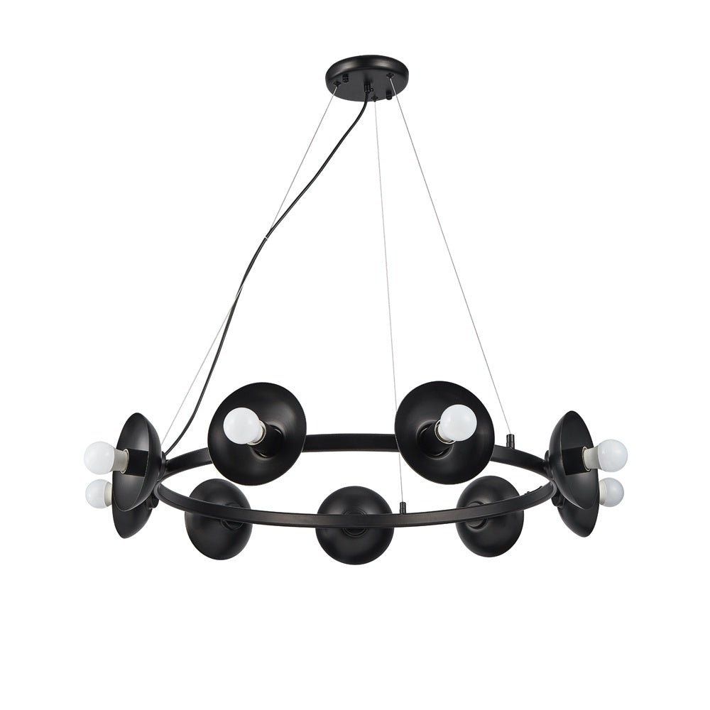 Astro Chandelier - Small Black I-PL-CSC111-B