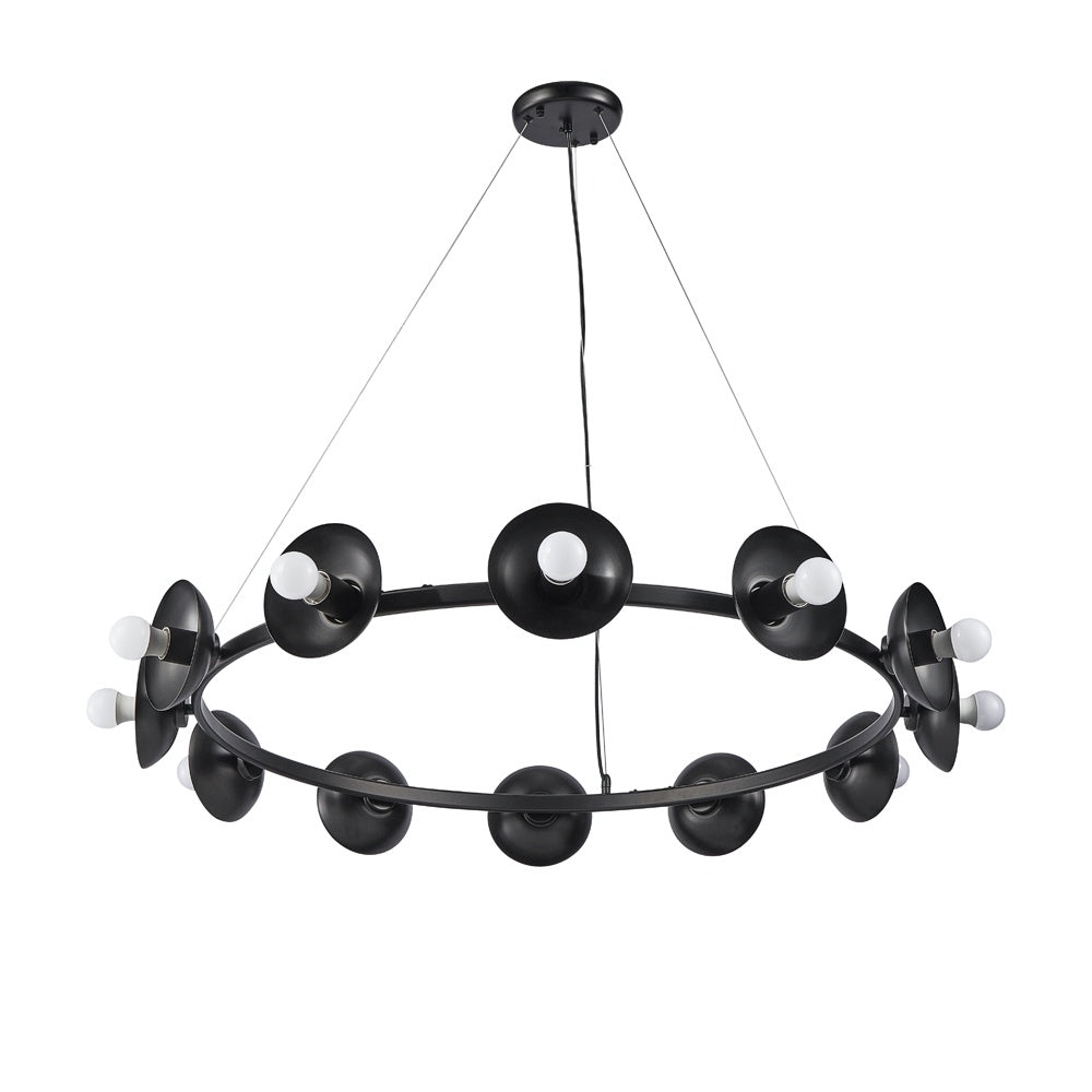 Astro Chandelier - Large Black I-PL-CSC112-B