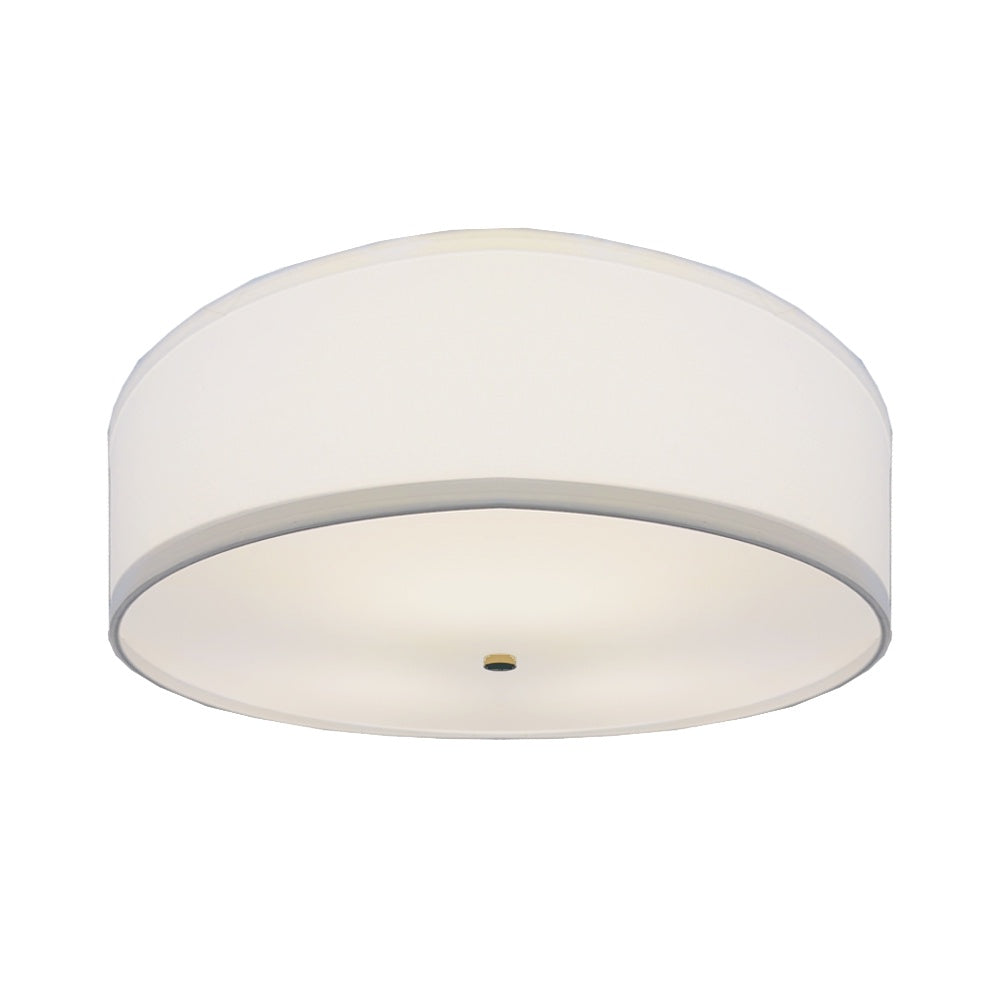 Large Tiffany Flushmount - White I-PL-FM-1023-L-WH