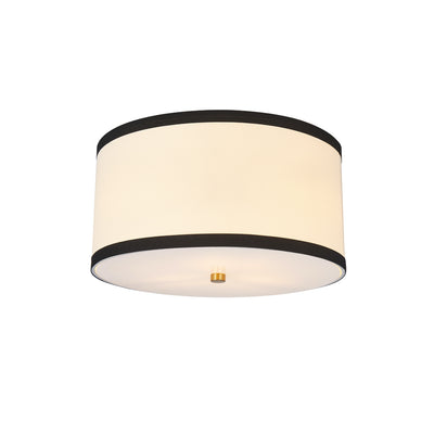 Small Tiffany Flushmount - Black & White I-PL-FM-1023-S-BW