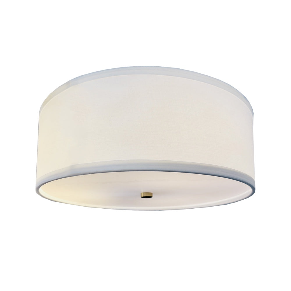 Small Tiffany Flushmount - White I-PL-FM-1023-S-WH
