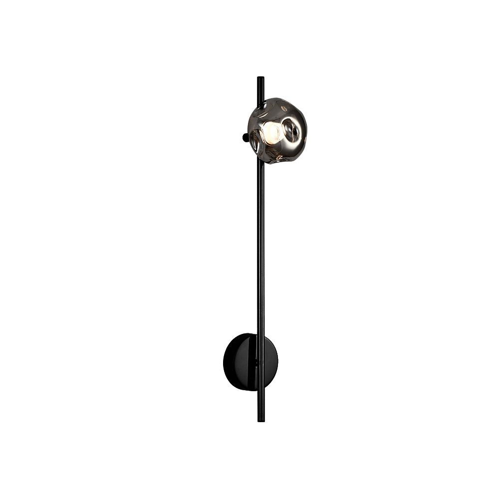 Boston Wall Light - Single Black I-PL-W110-B