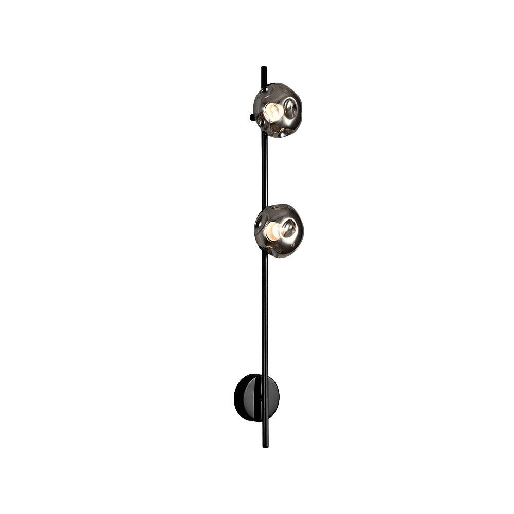 Boston Wall Light - Double Black I-PL-W111-B