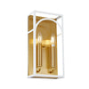 Kylen Wall Light - White & Gold I-PL-WL-2021-W