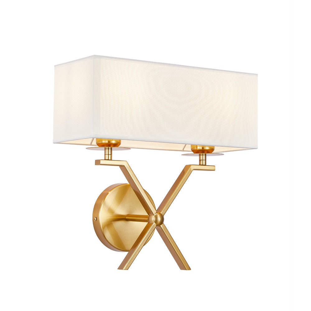Grey Wall Light - Gold I-PL-WL-2054-G