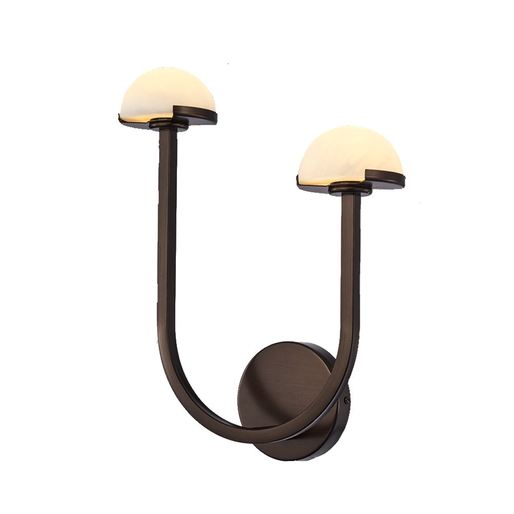 Henrick Double Wall Light - Coffee I-PL-WL12-25-C