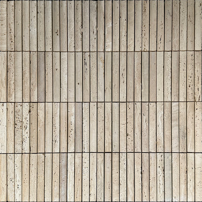 Travertine 3D Reverse Fluted Mosaic Tiles - Honed (1 Box) - IS-107-TRV
