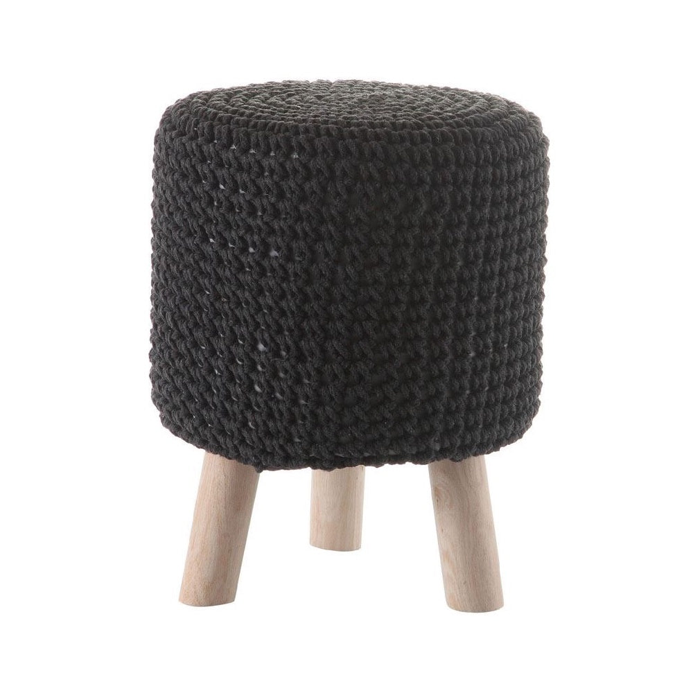 Black Woven Stool JJYM0001C1