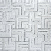 Carrara Bianco & Thassos Maze Mosaic Tiles - Polished (1 Box) LND-101-CRTH