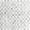 Carrara Bianco & Thassos Diamond Weave Mosaic Tiles - Polished (1 Box) LND-109-CRART