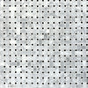 Carrara Bianco & Nero Marquina Small Basketweave Mosaic Tiles - Polished (1 Box) LND-111-CRNM