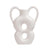 White Candleholder with Handle Detail LT1011-A