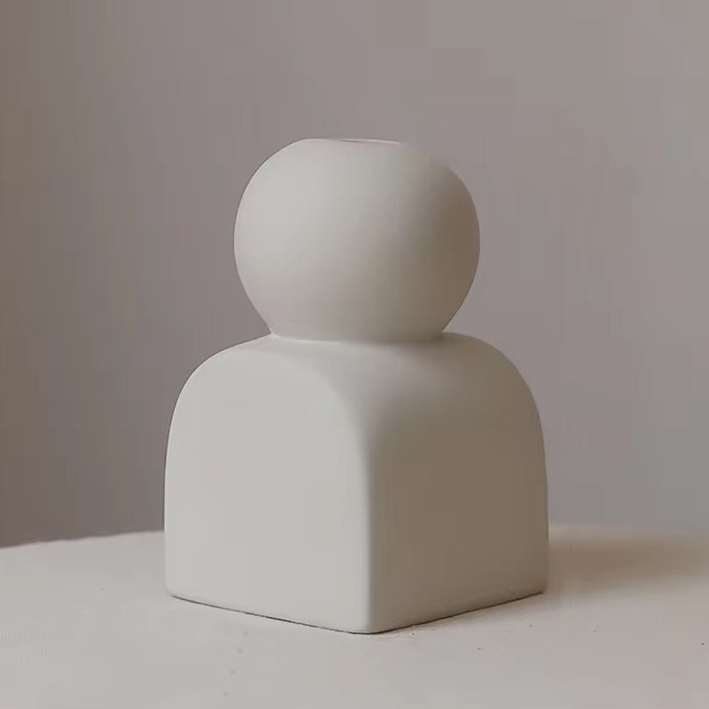 OffWhite Ceramic Bud Vase LT940-C