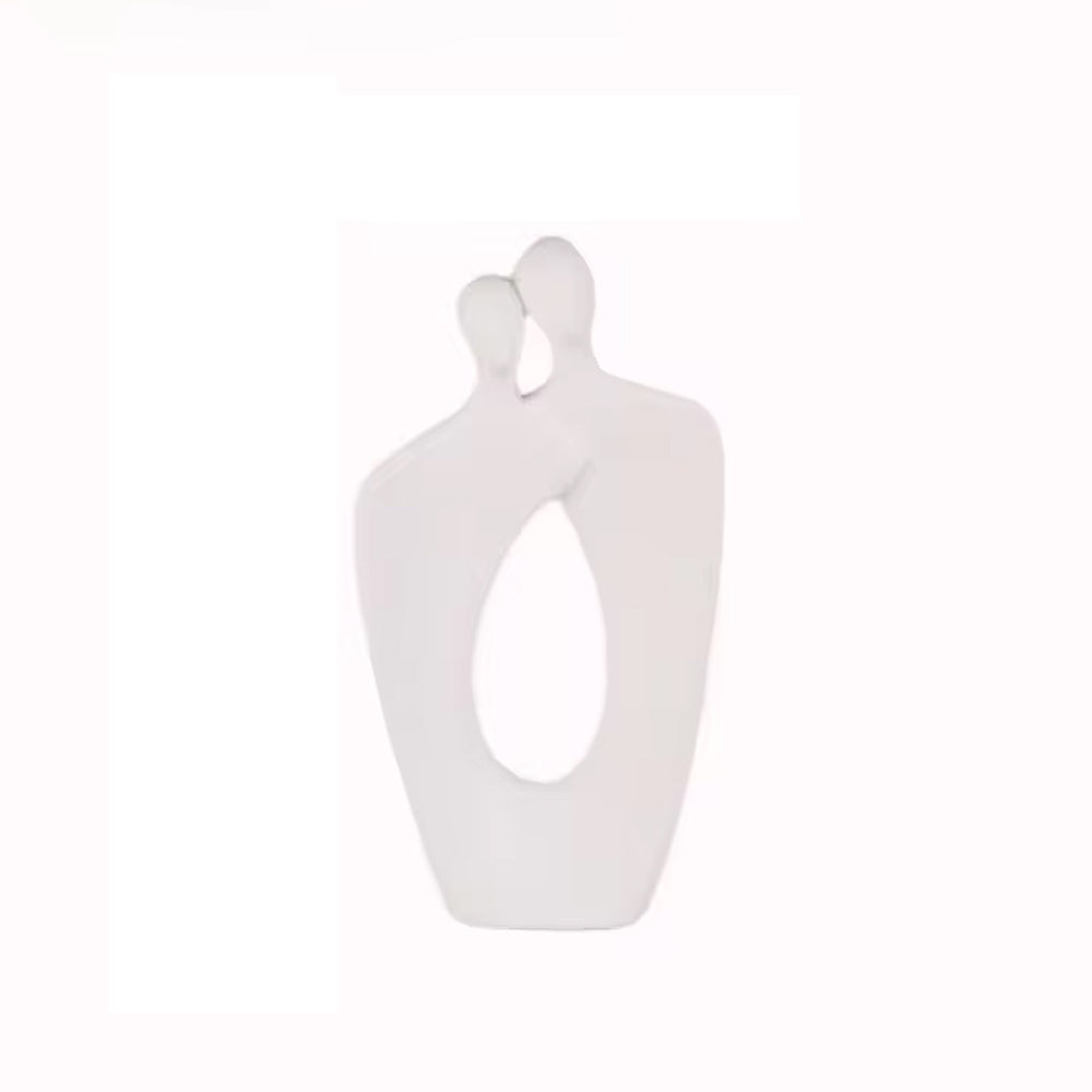 White Ceramic Figurative Sculpture LT955