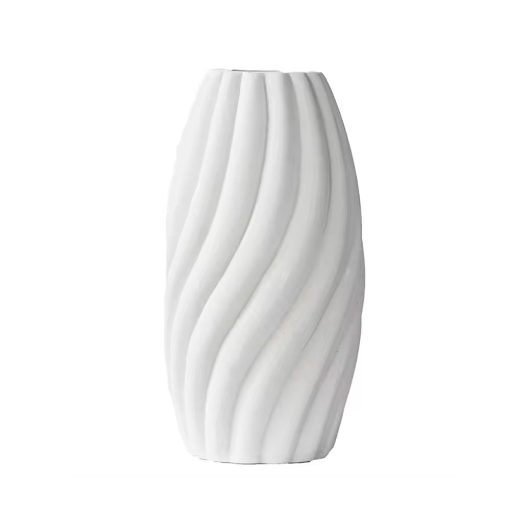 White Ceramic Vase - Large LT964-B-L