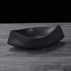 Black Ceramic Decorative Bowl - Large LT980-B-L