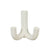 White Ceramic Arched Candleholder LT987-B