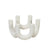 White Ceramic Arched Candleholder LT987-C