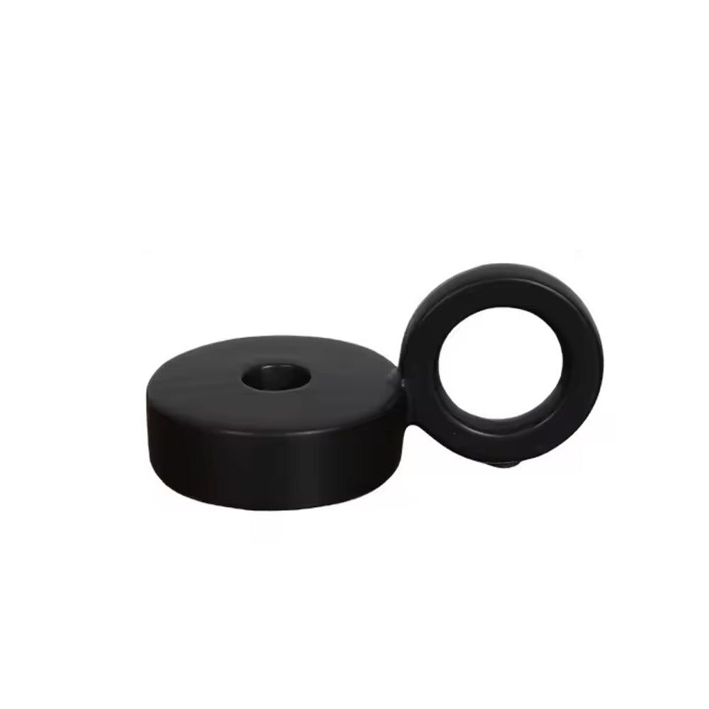 Black Ceramic Candleholder LT990-B-D