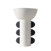 White & Black Ceramic Vase ML100090